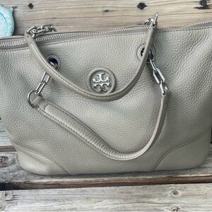 Tory Burch Pebbled Leather Tote